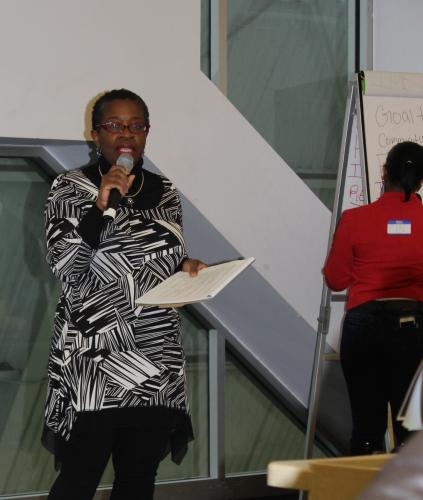 Renae Wallace, Doers consulting facilitated the opening ceremony.